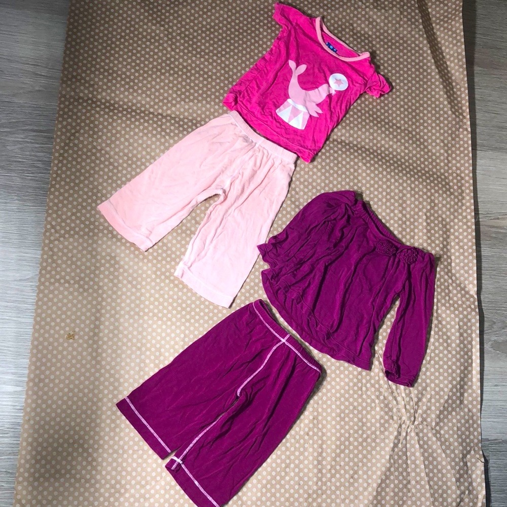 KicKee Pants baby girl pijamas bundle 3-6 month